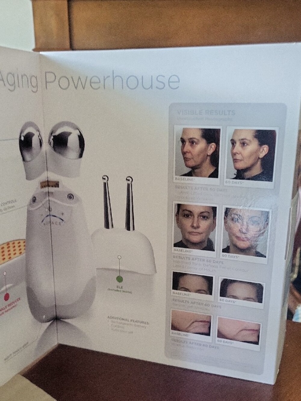 Nuface Trinity Facial Toning Kit In White And Silver View 3